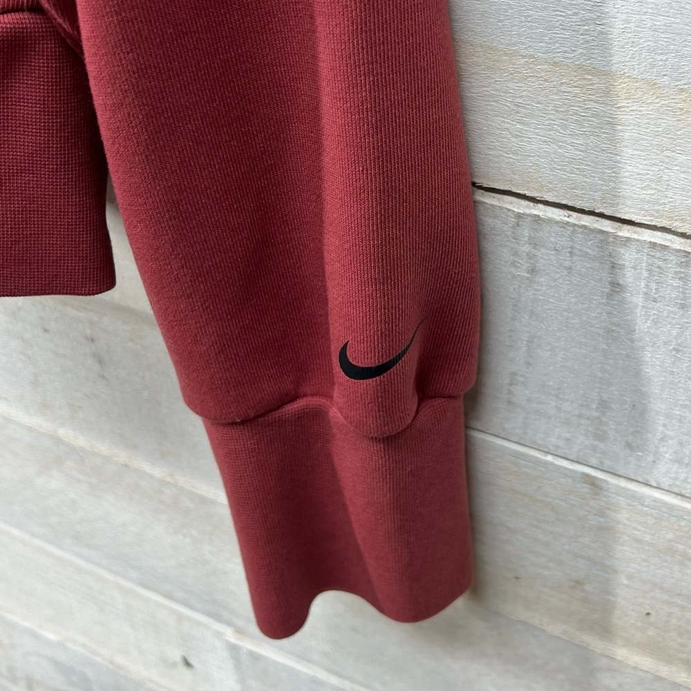 Nike Dri Fit Cedar Get Fit Lux Fleece Sweatshirt Womens Large Athleisure Gym - Picture 6 of 12